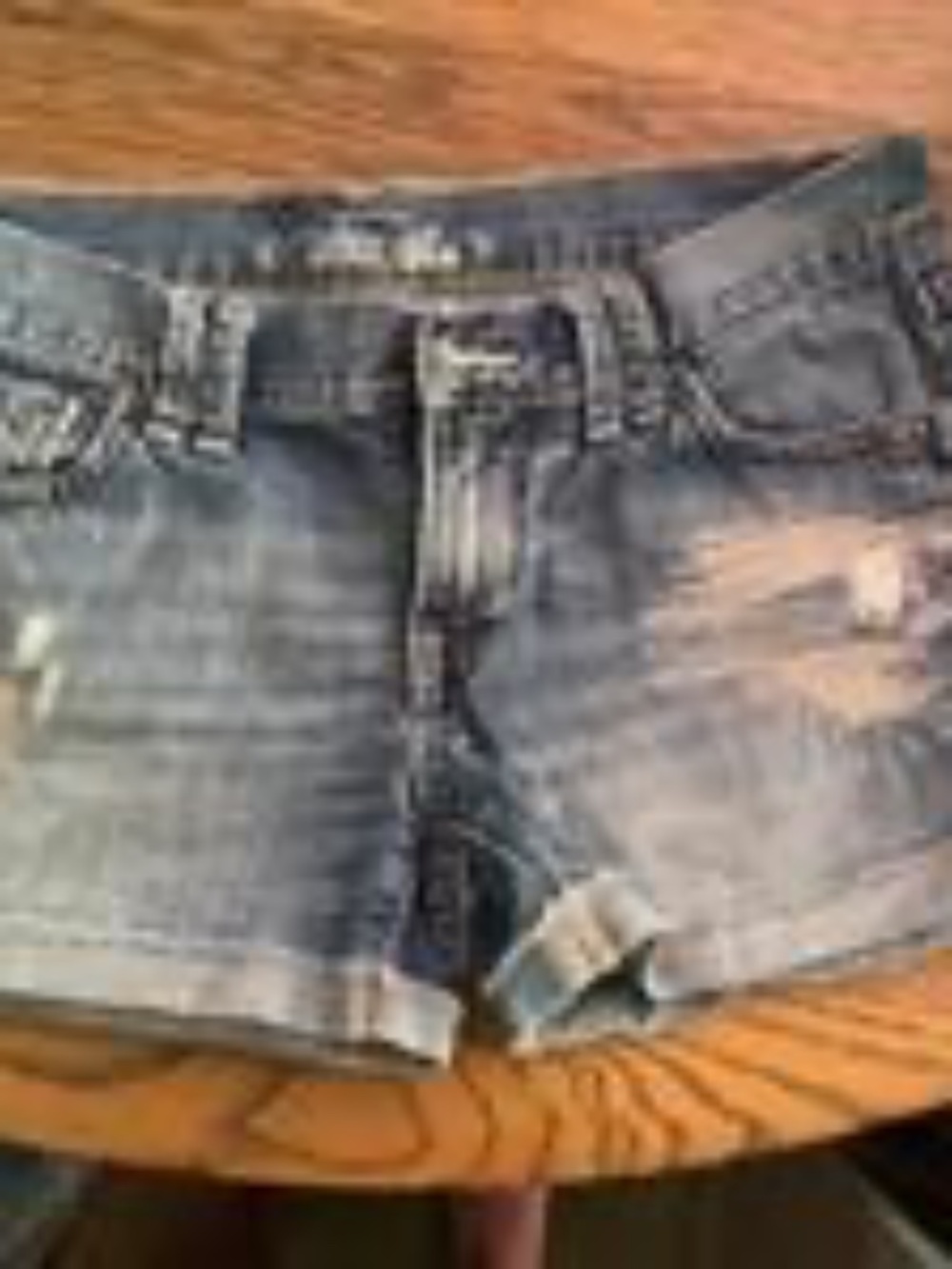 Old Navy Ultra Blue denim shorts.
